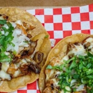 Volcán con queso Oaxaca